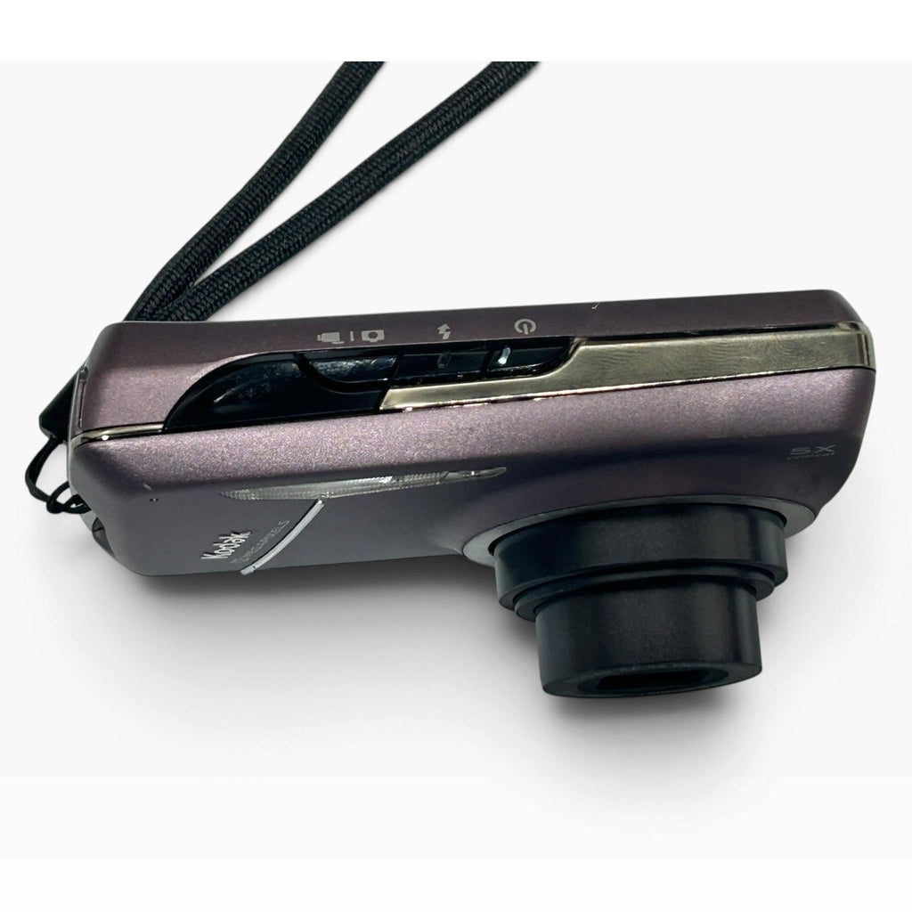 Kodak EasyShare M550 Digital Camera 12MP 5x Optical Zoom Purple 28mm Wide Lens
