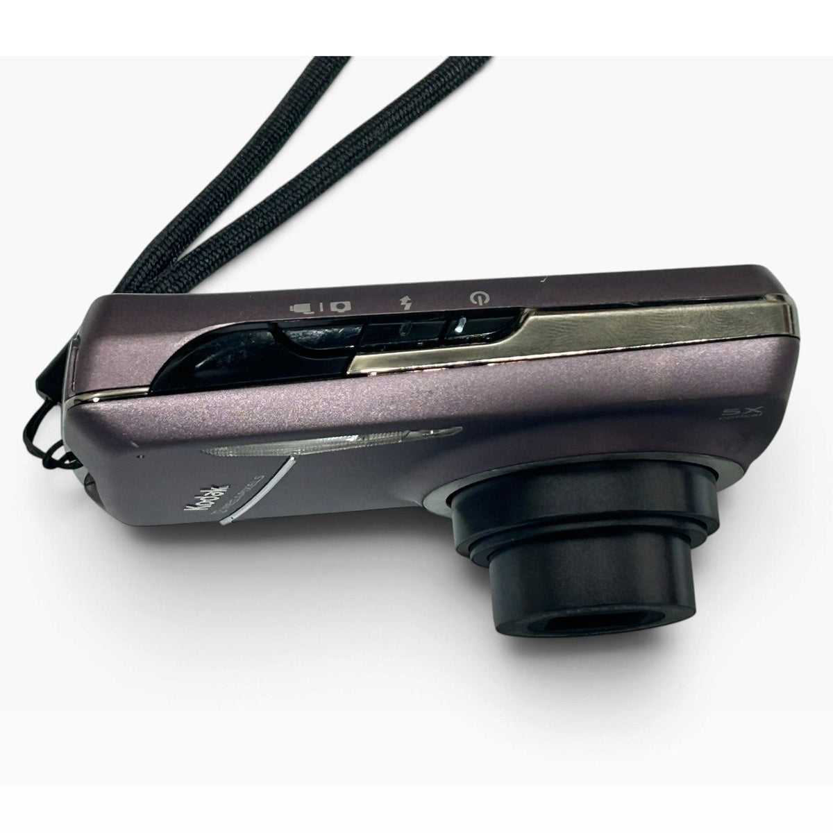 Kodak EasyShare M550 Digital Camera 12MP 5x Optical Zoom Purple 28mm Wide Lens
