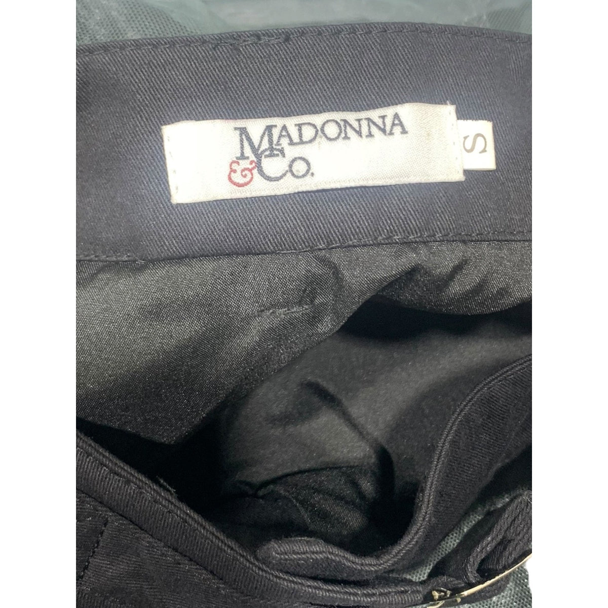 Madonna & Co Womens Black denim Tulle skirt in black & grey whimsigoth witchy S
