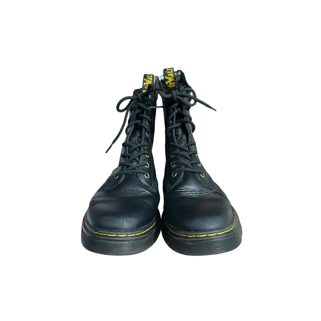 Dr. Martens 1460 Pascal Black Leather 8-Eye Lace Up Combat 10 Mens 11 Womens