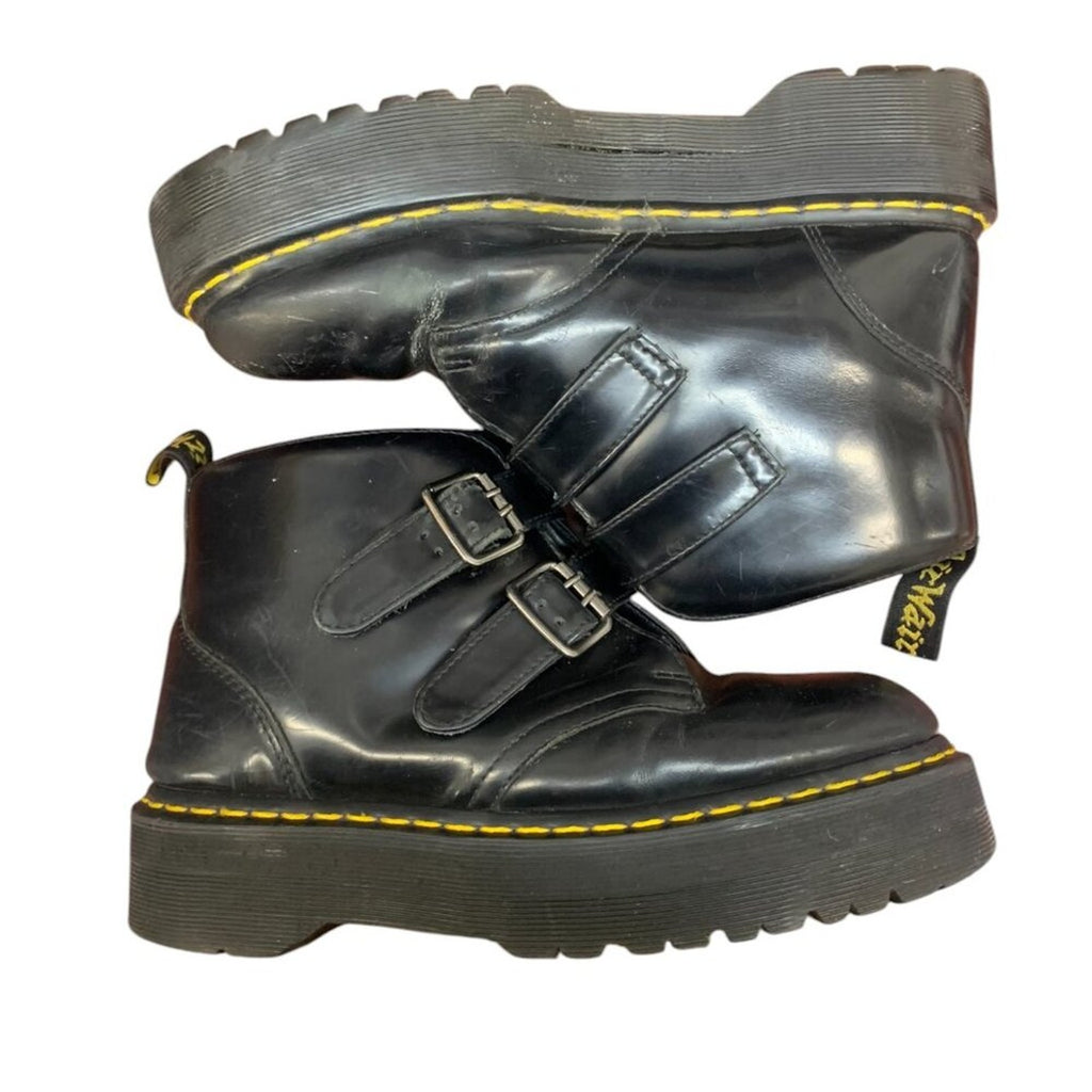 Dr. Martens Black Devon Platform Boots SZ 9 US L