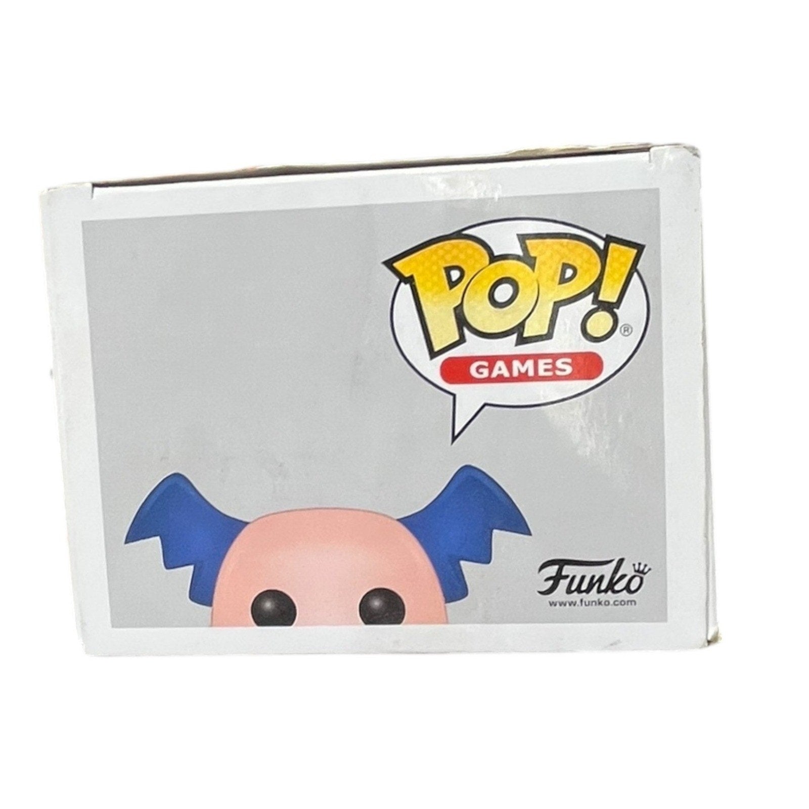 Funko Pop Games Pokemon Mr. Mime 582 Vinyl Figure Pink Blue White Box Wear