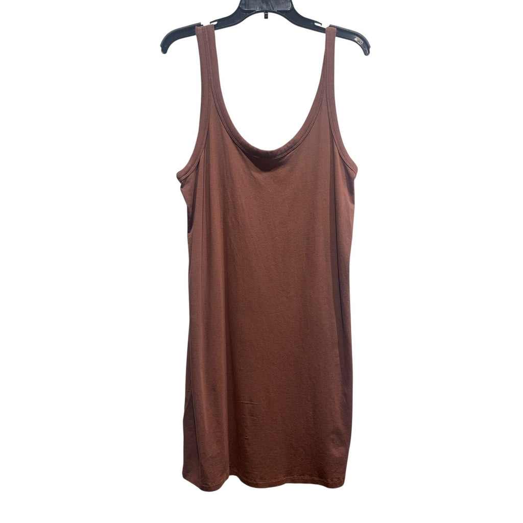 Lululemon Classic-Fit Cotton-Blend Scoop Dress sz 10 Ancient Copper