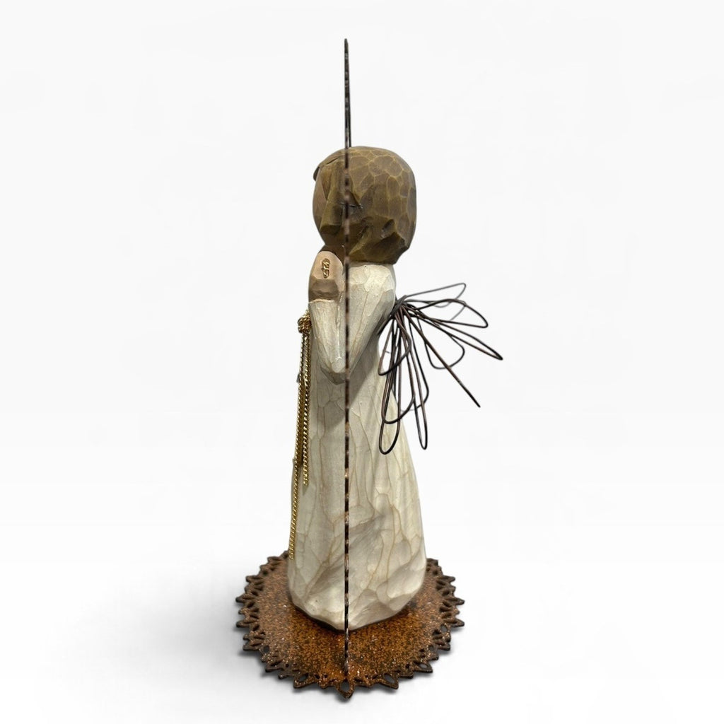 Willow Tree 2011 Angel Ornament Susan Lordi Metal Arch Figurine 26256 5x3