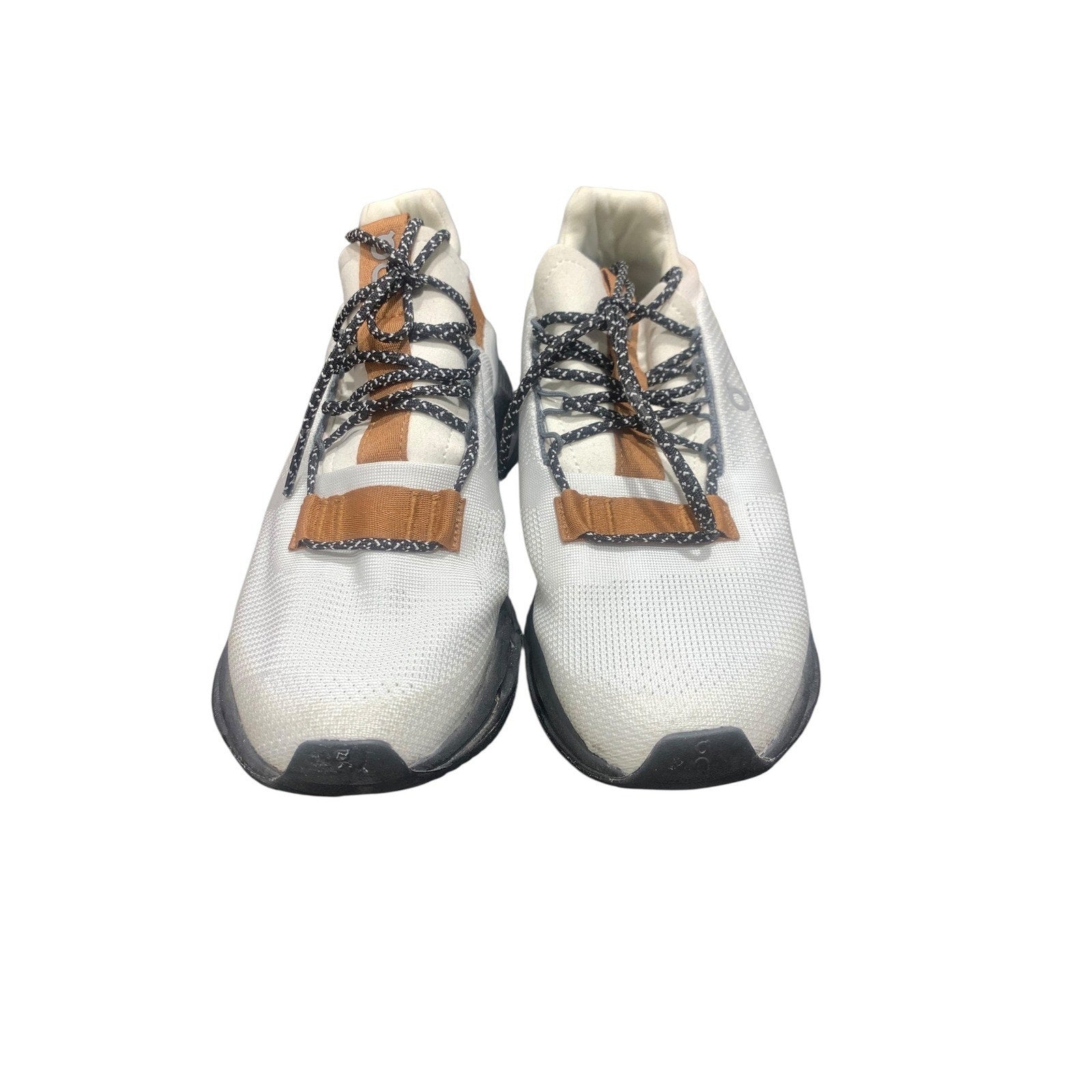 On Cloudnova White Tan Black Running Shoes 26.99102 Swiss Engineering Mens 7