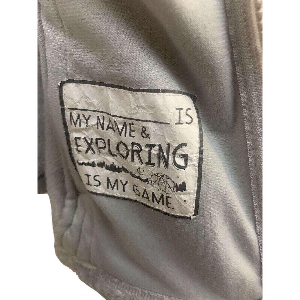 The North Face Jacket Girls Extra Large Gray Full Zip Fleece Pockets Osolita