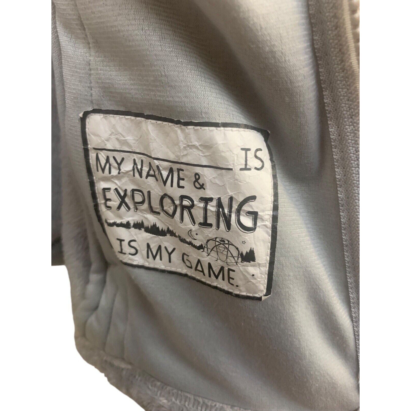 The North Face Jacket Girls Extra Large Gray Full Zip Fleece Pockets Osolita