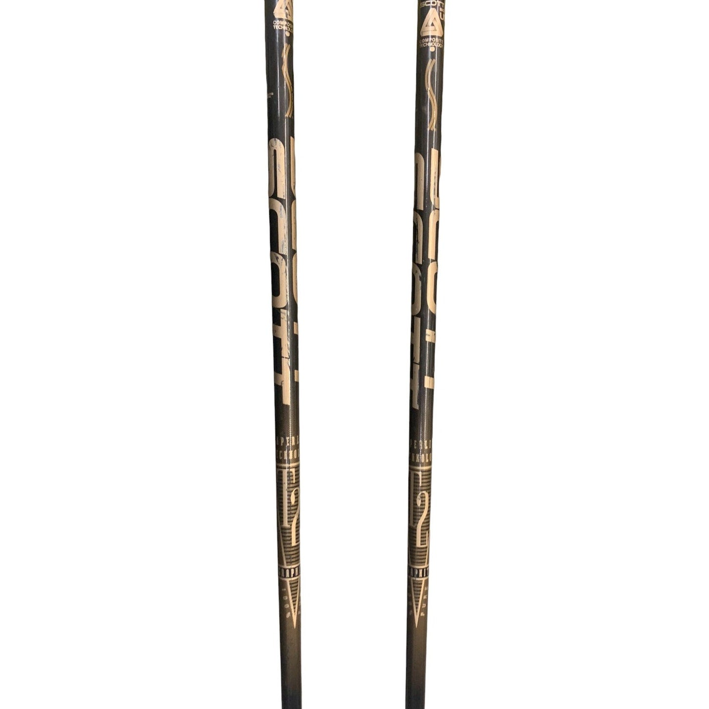 Scott Graphite Ski Poles 52" Black and Gold