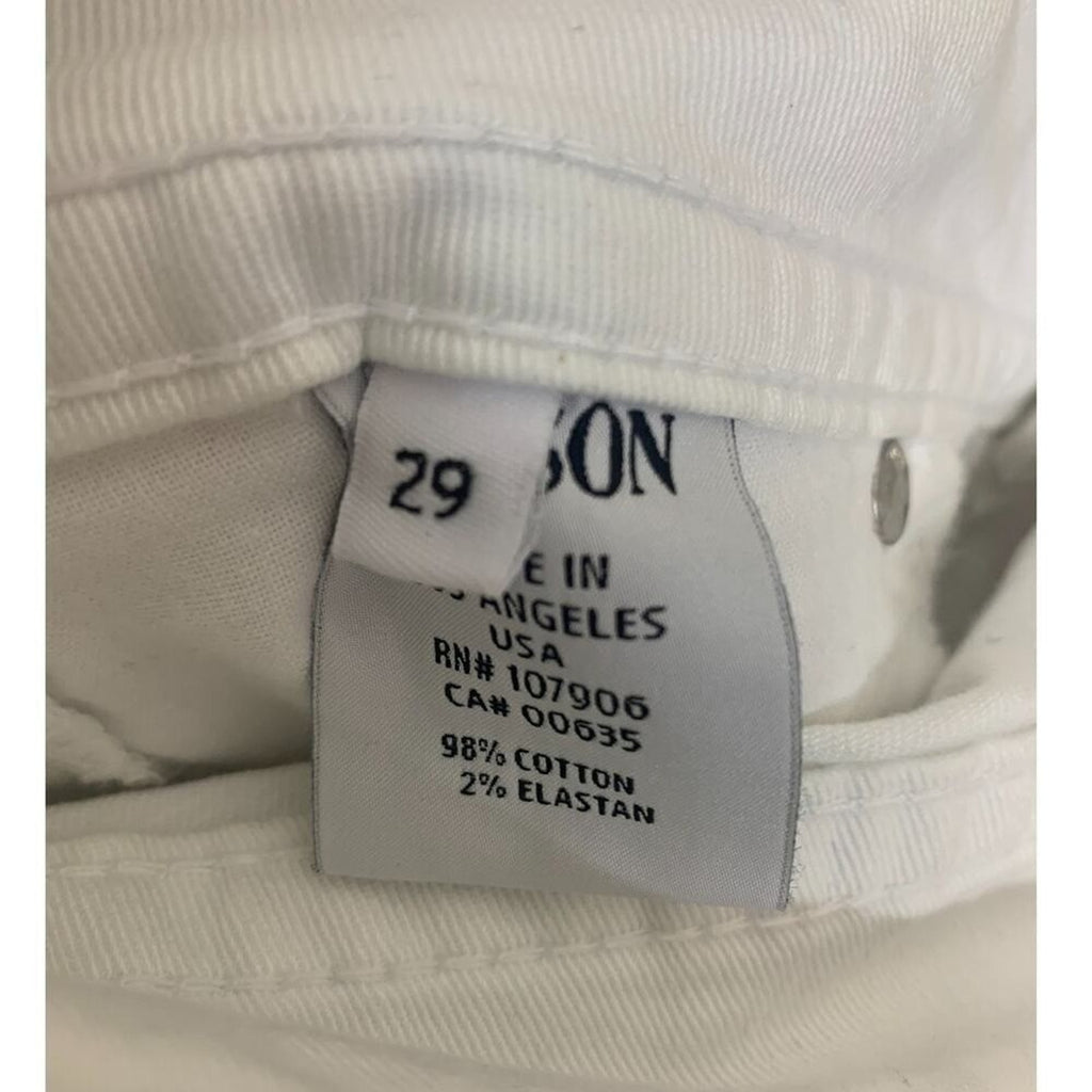 NWT HUDSON Signature Bootcut White SZ 29 Wide Leg