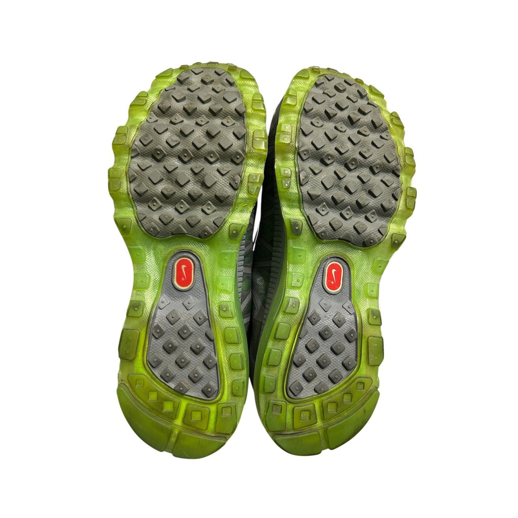 Nike Air Max 2011 Cool Grey Neon Green Mens 8.5 Running Shoes 429889-003