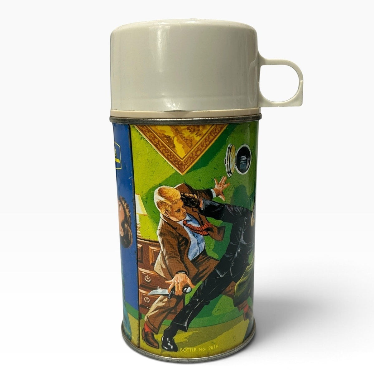 Vintage 1967 The Green Hornet Thermos No 2819 TV Show Collectible Kato Bruce Lee
