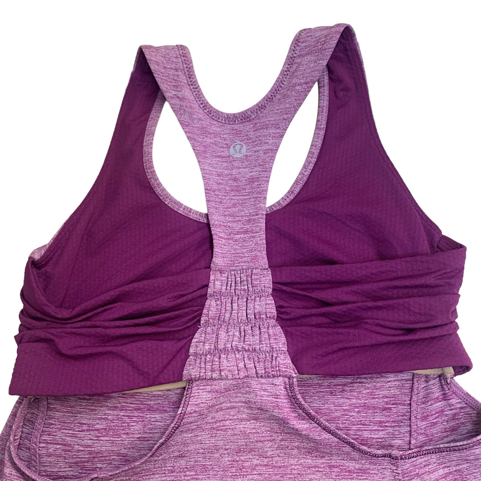 Lululemon Turbo Athletic Women's Tank Top Heathered Dewberry Purple Size 4
