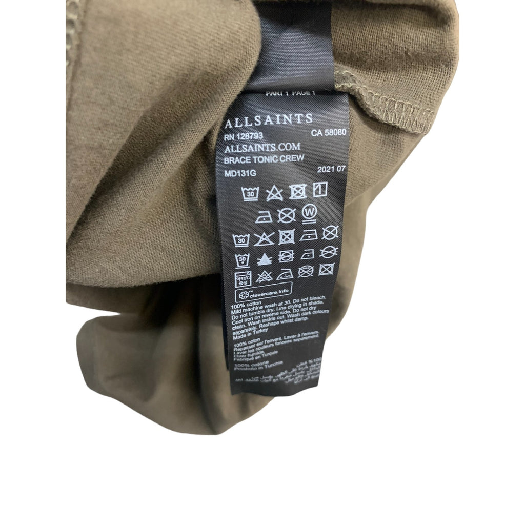 ALLSAINTS Brace Contrast Brushed Cotton T-Shirt sz  XXL