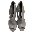 GUCCI Clemence Wooden Platform Wedges Peep Toe SZ EU 38.5