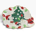Lenox Peanuts Snoopy Charlie Brown Christmas Tree Serving Platter Gold Trim Cute