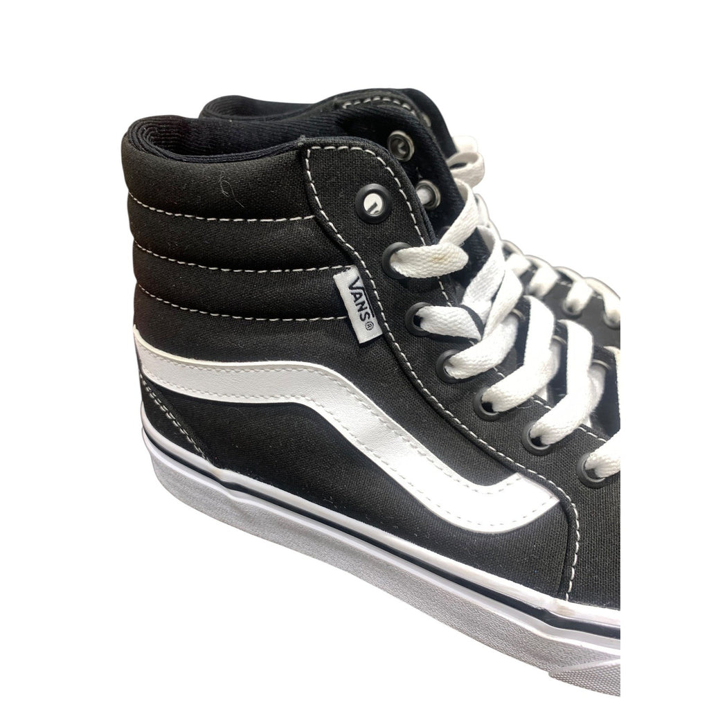 Vans Sk8-Hi Black White High Top Canvas Sneakers Womens 8 Mens 6.5 VN000D5IB8C