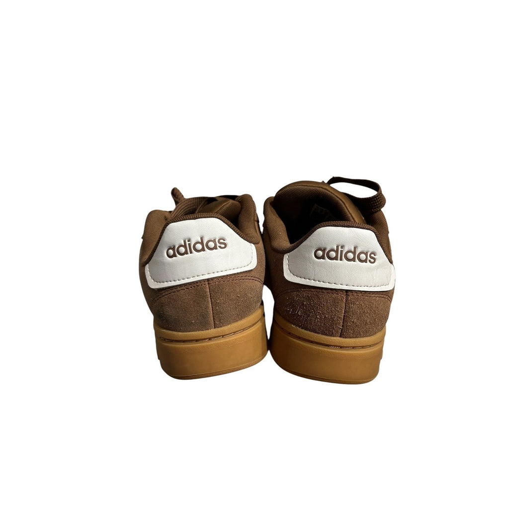 Adidas Grand Court Alpha Brown Suede Gum Suede Skate Shoes Mens 9.5 NWOT