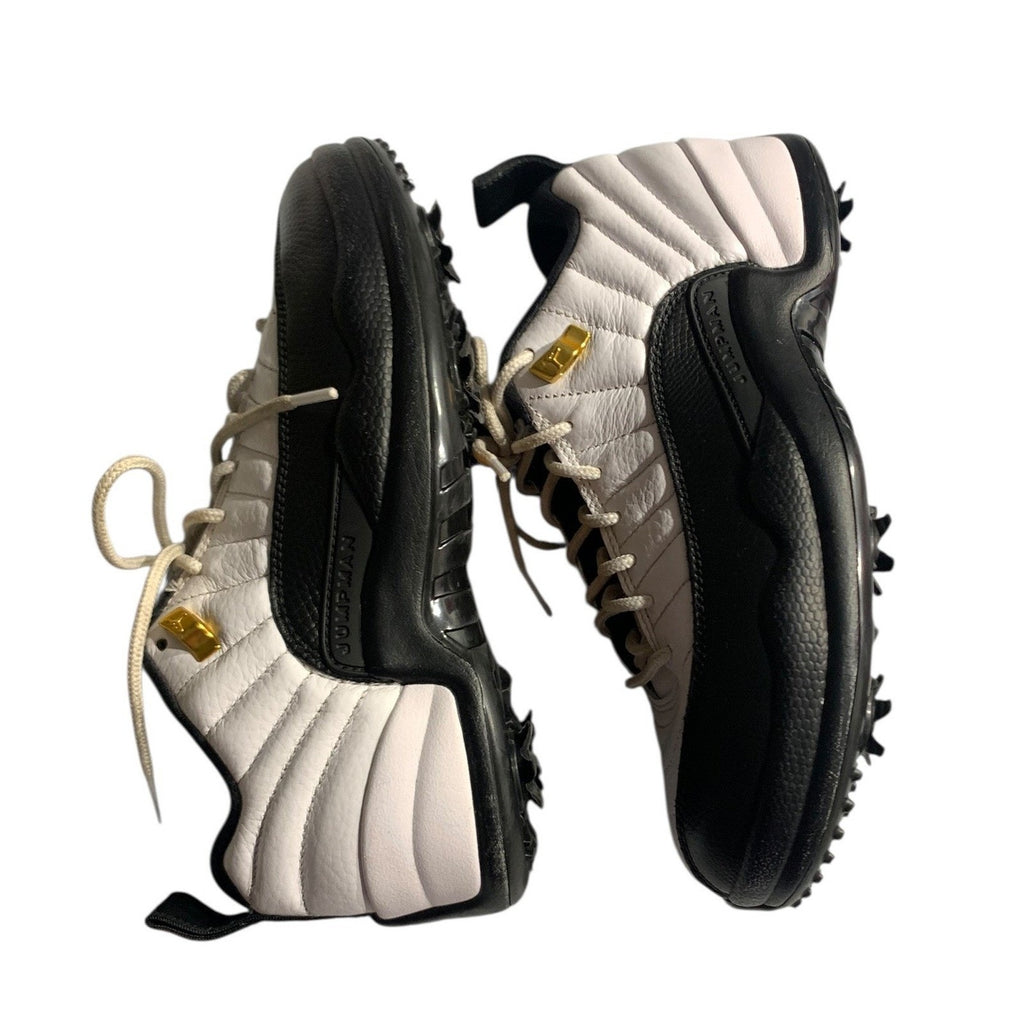 Jordan 12 Low Golf Taxi White Black Gold DH4120-100 Mens 7 Womens 8.5