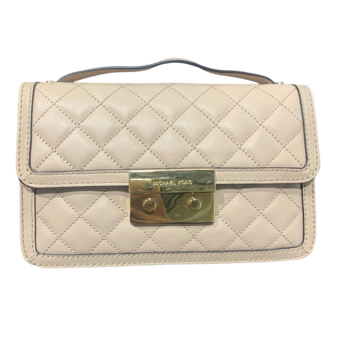 MICHAEL Michael Kors SLOAN MESSENGER light pink and gold Crossbody Bag