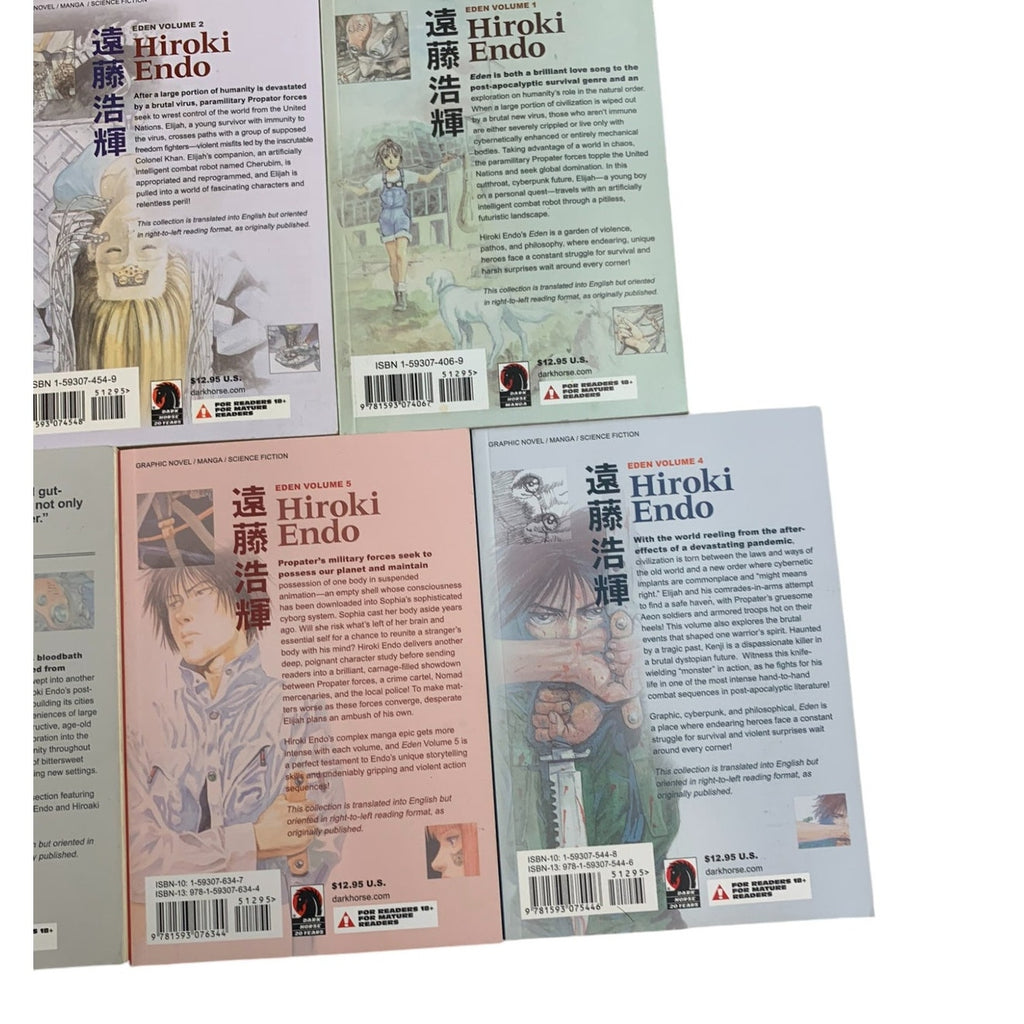 Eden Its an Endless World! Manga English Vol. 1-7 Hiroki Endo