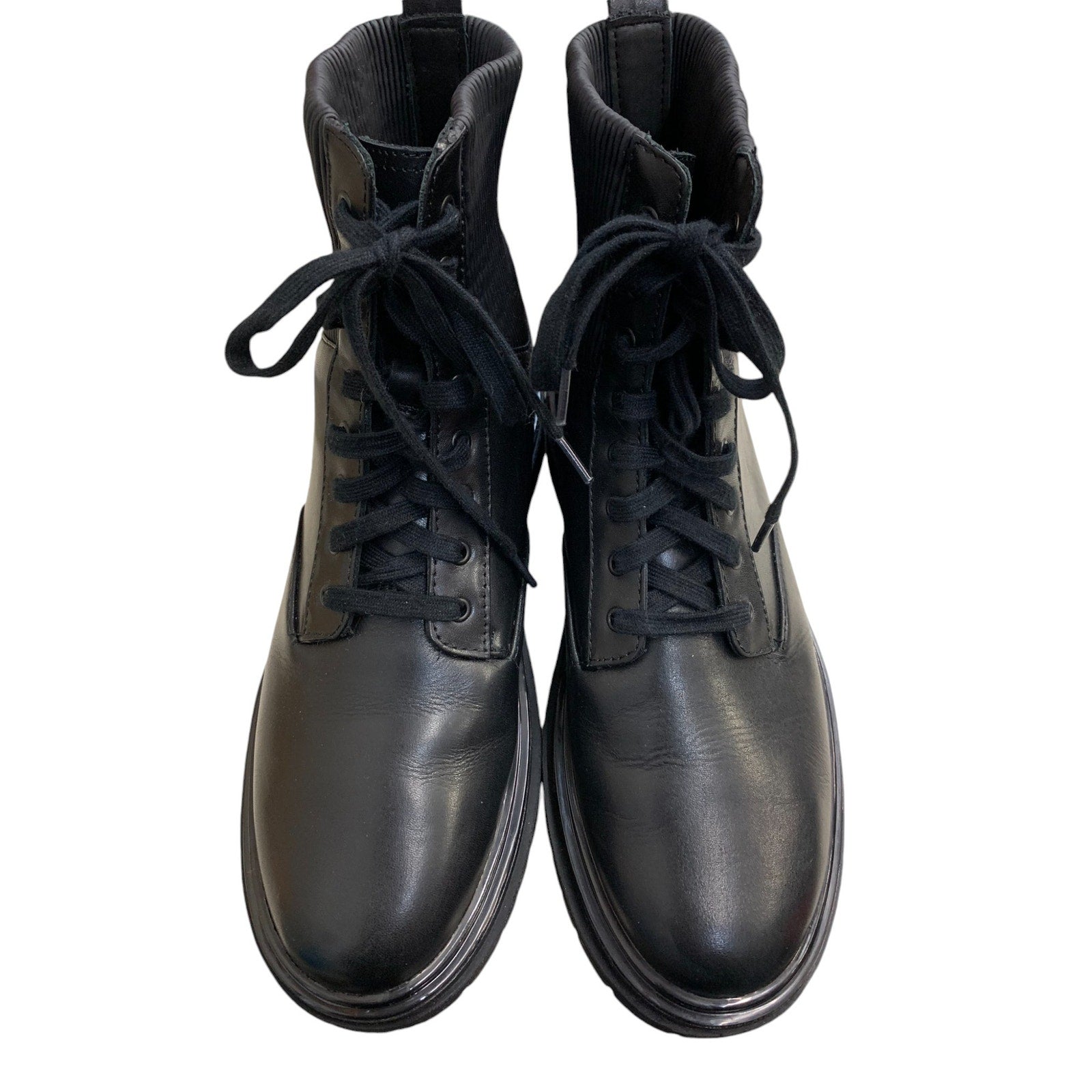 Johnston & Murphy Gianna Gore Lace up boot Combat Boot SZ 9