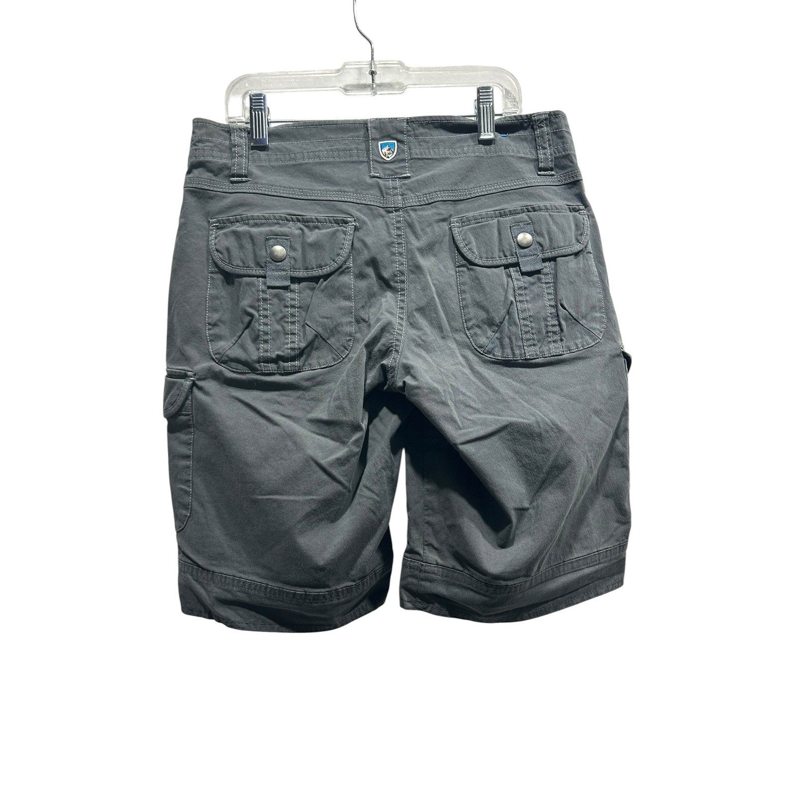 Kuhl Womens Cargo Shorts Gray Size 2 Hiking Outdoor Utility Gorpcore Tactical