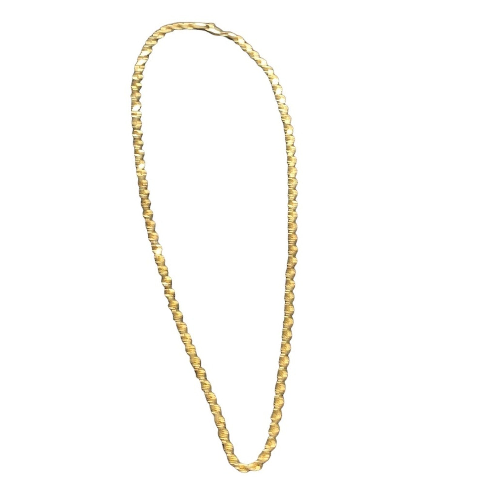 14K Yellow Gold Rope Chain Necklace 25.8g Lobster Clasp High Polish Unisex 20"