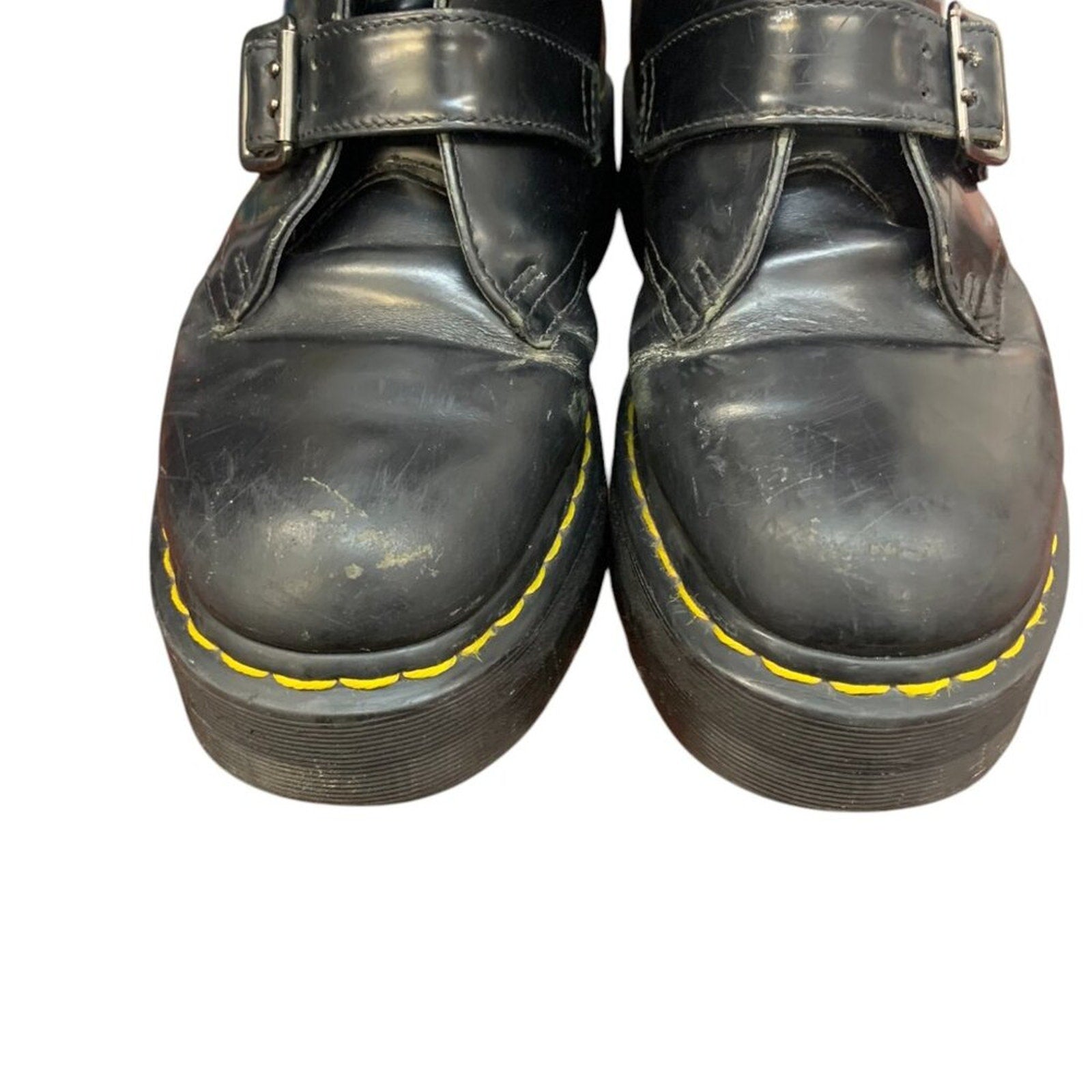 Dr. Martens Black Devon Platform Boots SZ 9 US L
