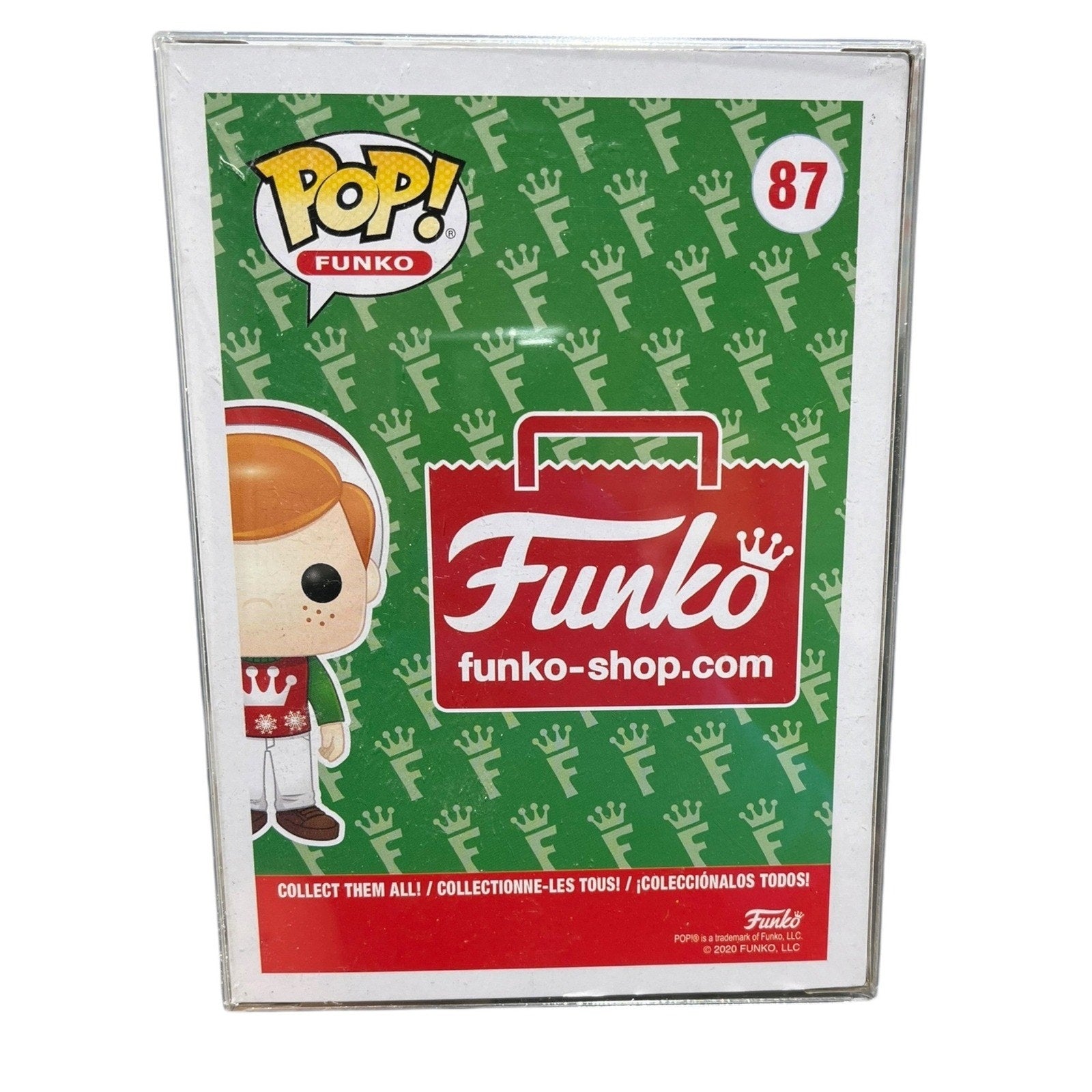 Funko Pop Freddy Funko Holiday Sweater 87 Funko Shop Limited Ed Vinyl Figure