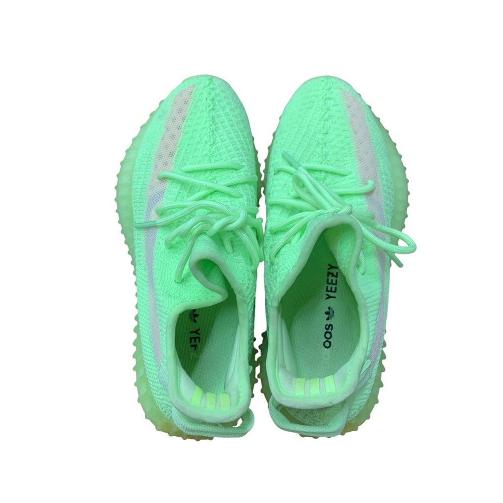 Adidas Yeezy Boost 350 V2 Glow Green Sneakers Shoes Mens Fashion SZ 6.5