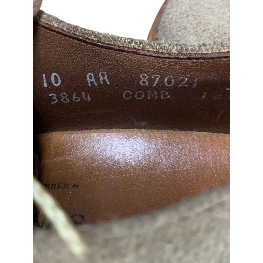 ALLEN EDMONDS MENS TAN BEIGE BOONE OXFORD SUEDE1 Size 10 RR