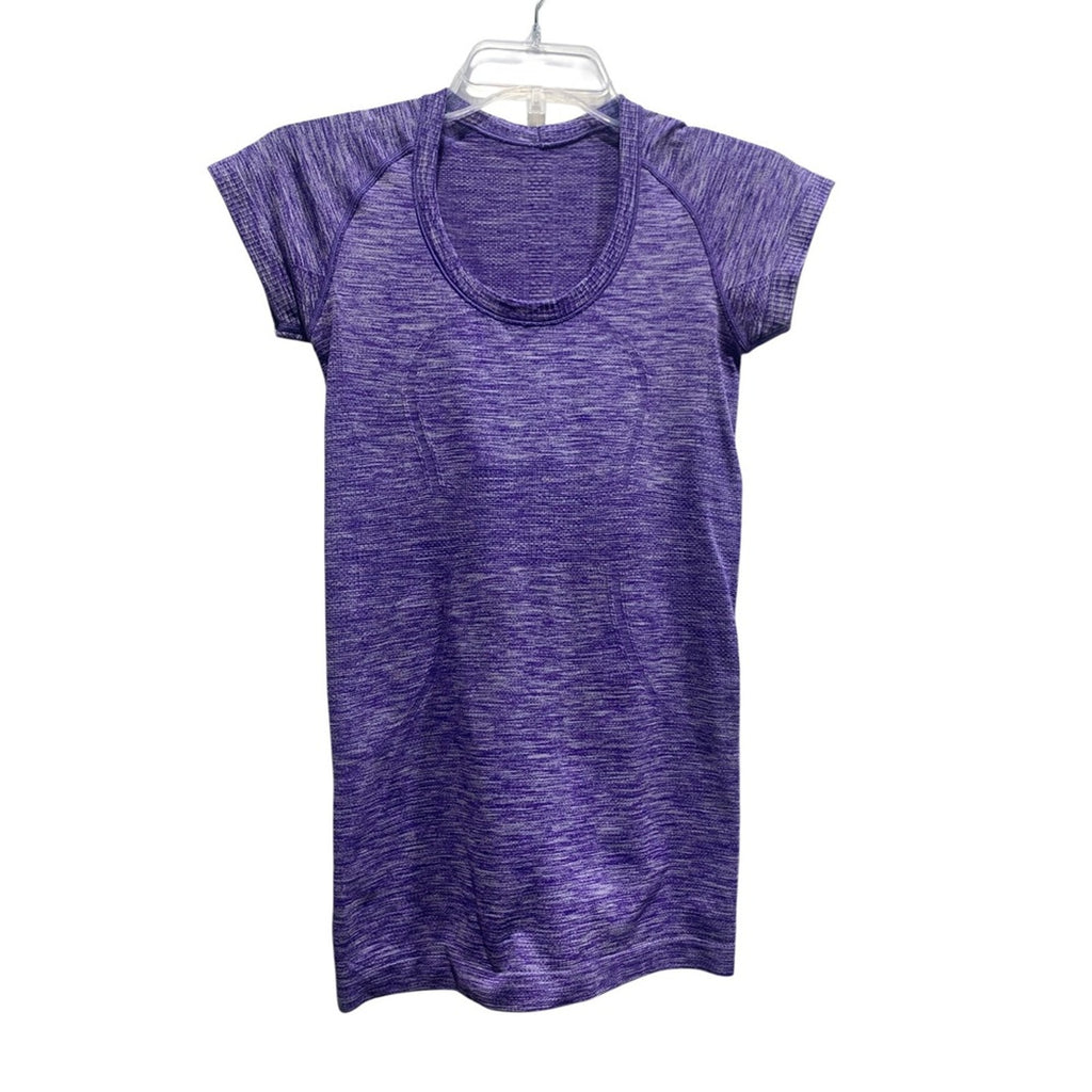 Lululemon Run Swiftly Tech Short Sleeve Scoop
Heathered Bruised Berry sz 4