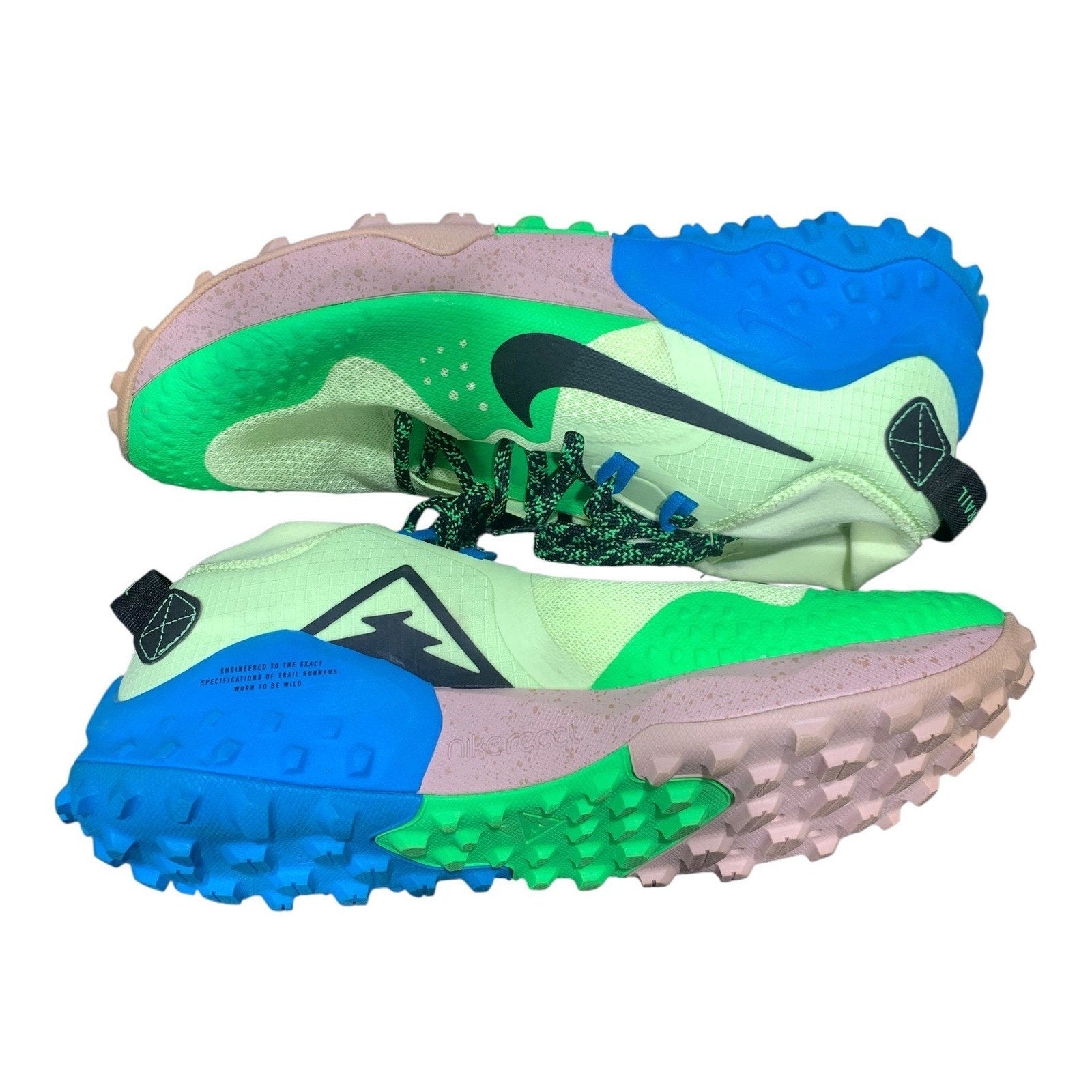 Nike Zoom Wildhorse 6 Trail Running Shoes Barely Volt Green Mens 9 BV7106-700