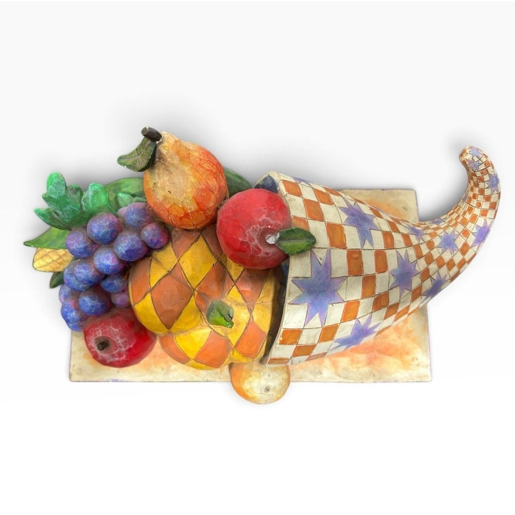 Jim Shore Heartwood Creek Bless This Bounty Cornucopia Figurine 116607 2004 Cute