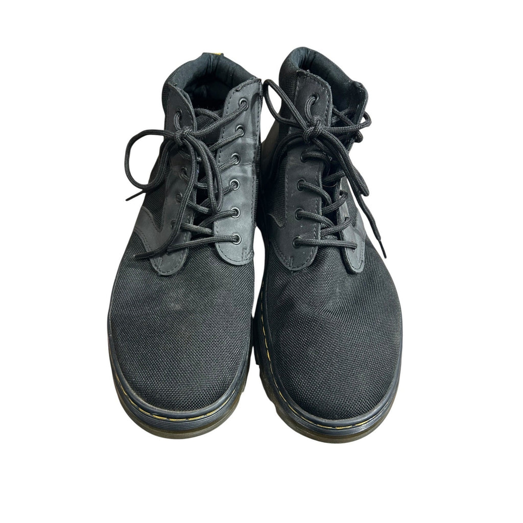 Dr Martens Bonny Tech Black Extra Tough Nylon Ajax Leather Boots Mens 11 W 12