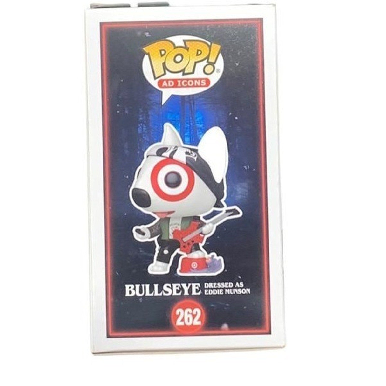 Funko Pop Ad Icons Bullseye Dressed as Eddie Munson Stranger Things Target 262