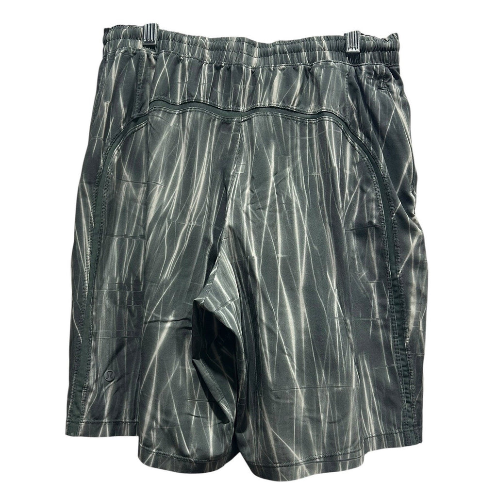 LULULEMON PACE BREAKER SHORT 9" LINED STROBOSCOPIC SMOKED SPRUS Size M active