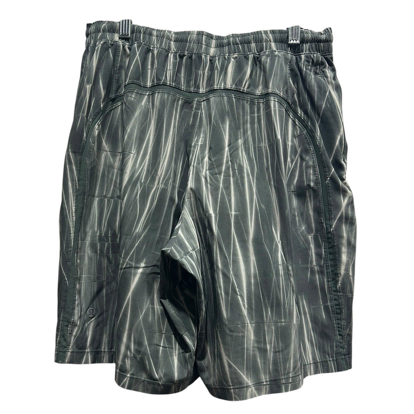 LULULEMON PACE BREAKER SHORT 9" LINED STROBOSCOPIC SMOKED SPRUS Size M active