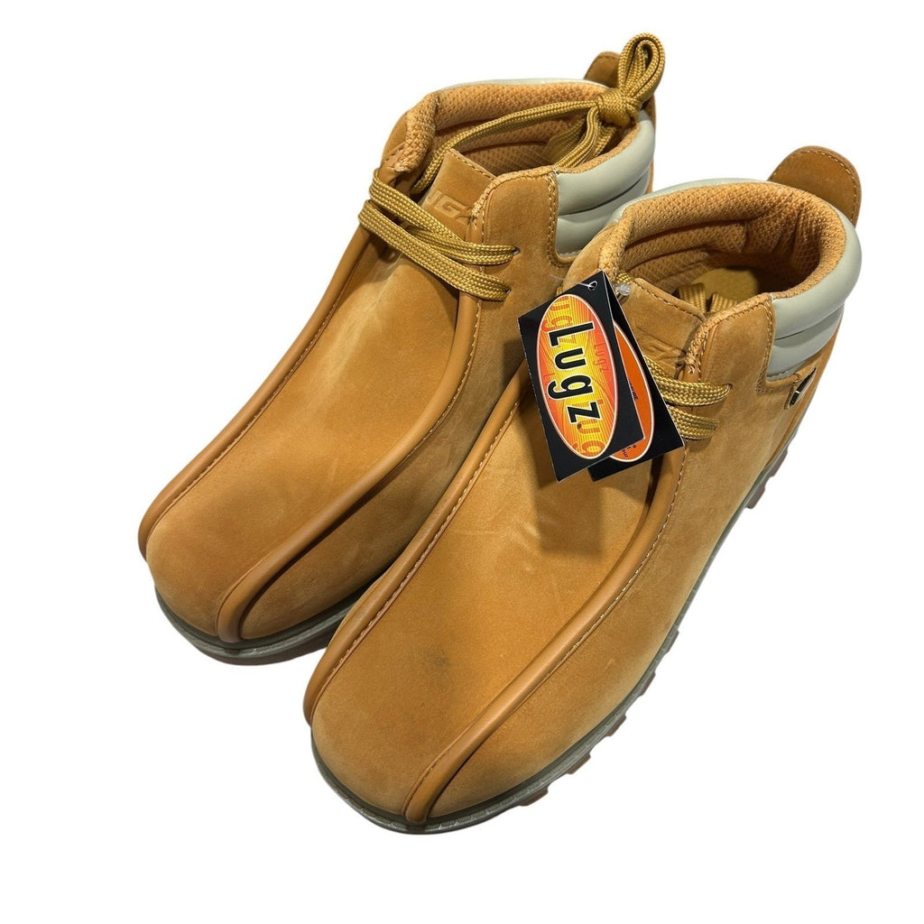 Lugz Pathway Golden Wheat Cream Gum Moc Toe Boots Mens 10 workwear utility