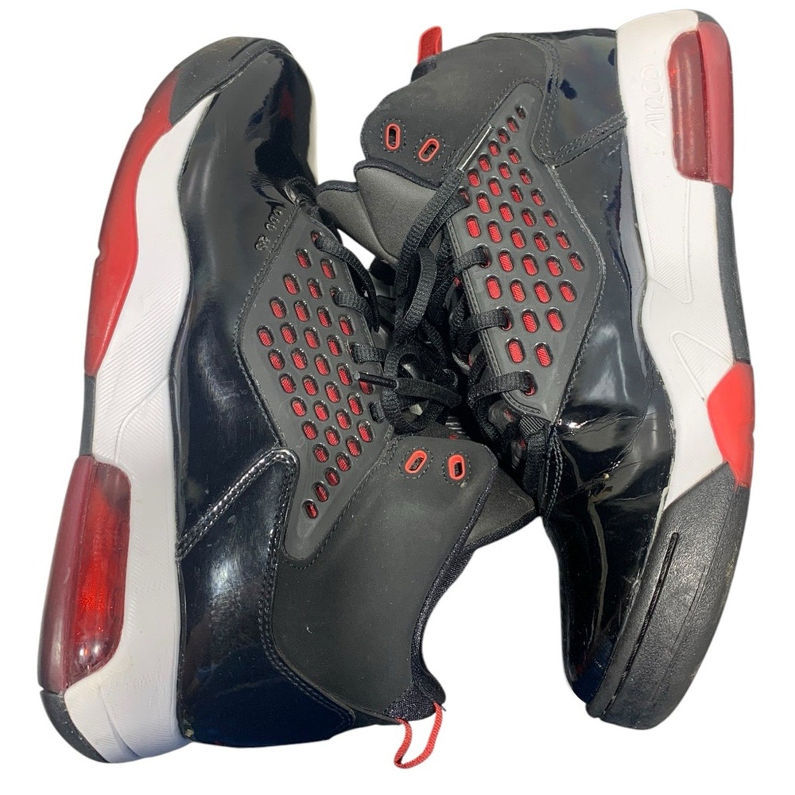 NIKE JORDAN AIR MAX 200 JUMPMAN CD6107-001 US  Size 11 Black & Red no box