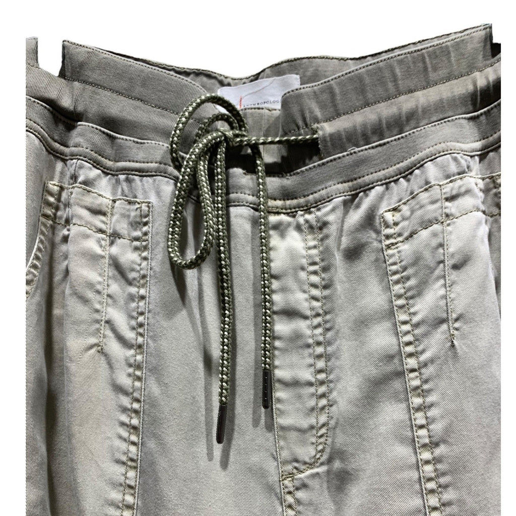 Anthropologie The NORMAD high rise jogger Women Olive Green Utility L Cargo boho