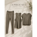 Beyond Yoga High-Rise Seamless Leggings tank and top SETMauve Taupe Womens Small