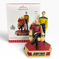 Hallmark 2017 Star Trek Picard and Data Magic Sound Keepsake Ornament QXI3402