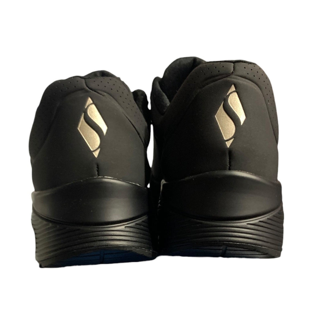 Skechers Uno Stand on Air Womens 8 Black Sneakers 73690 BBK