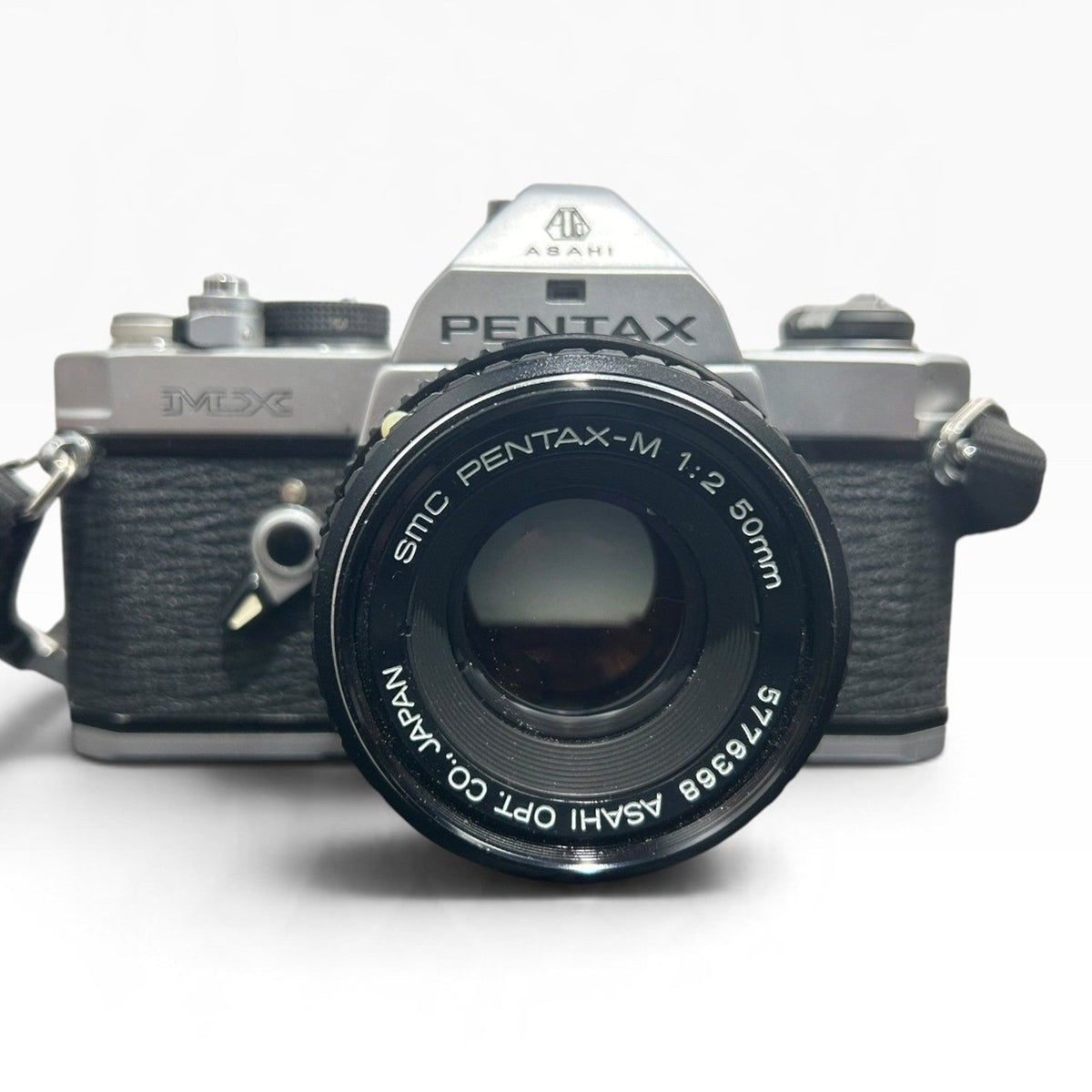 Tested Pentax MX 35mm SLR Film Camera SMC Pentax-M 50mm f/2 Lens Vivitar Flash