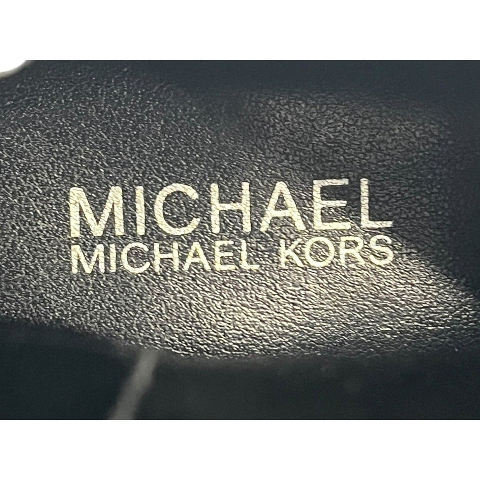 Michael Kors Ridley Lug Sole Chelsea Bootie - black leather Size 7M