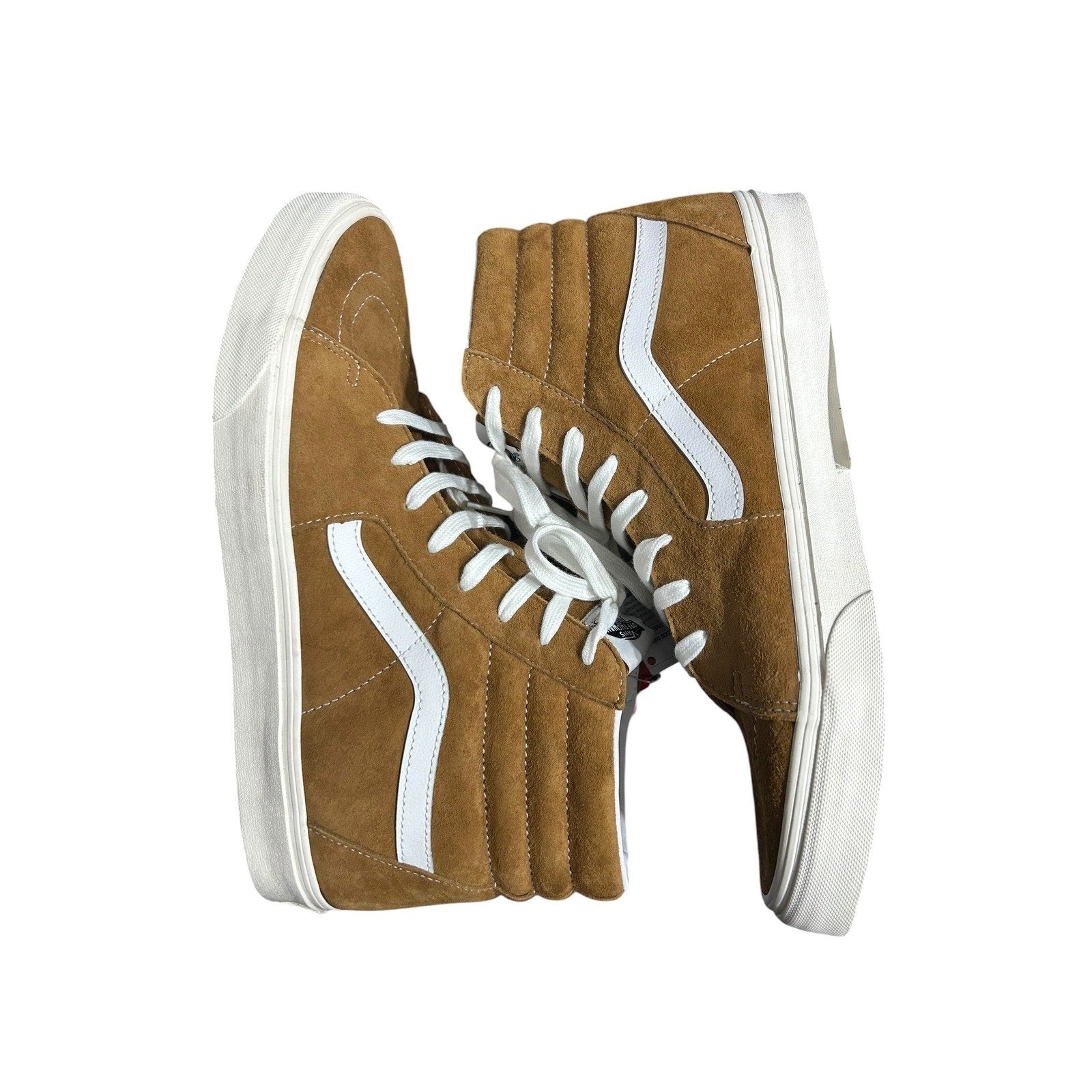 Vans Sk8-Hi Brown Suede Water Repellent High Top Sneakers Mens 12 1508731