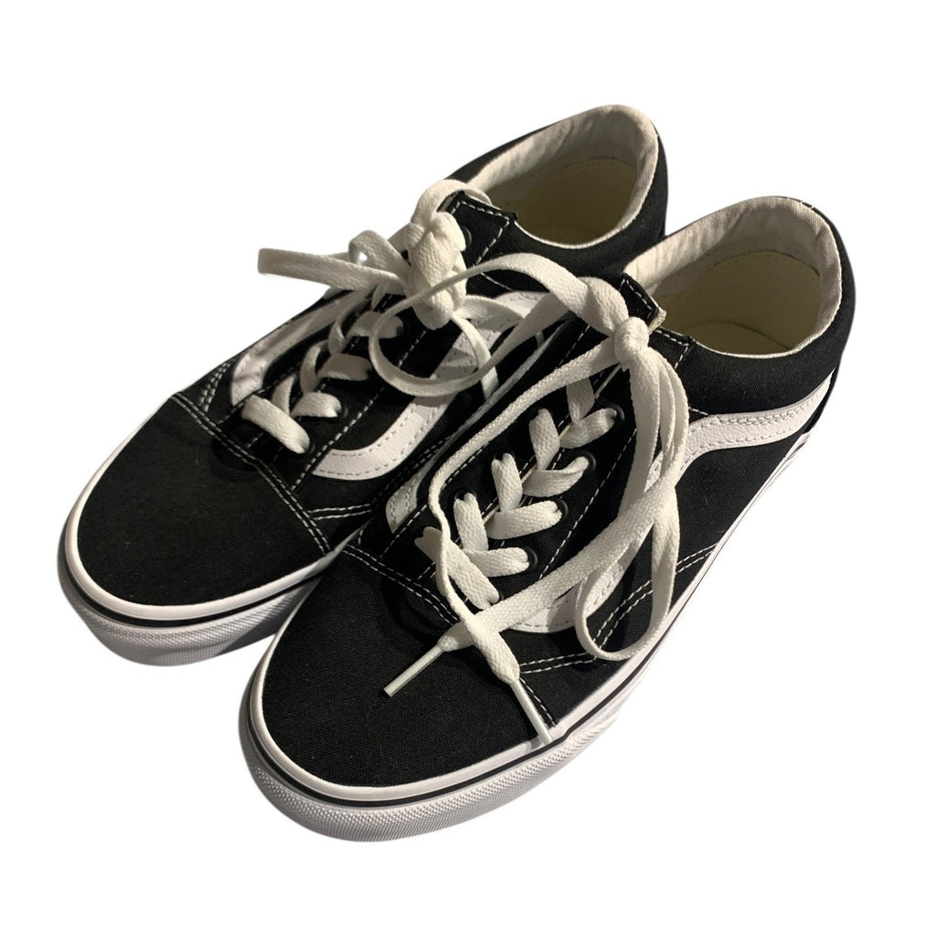 Vans Old Skool Black White Low Top Sneakers Mens 5.5 Womens 7 VN000D3HY28