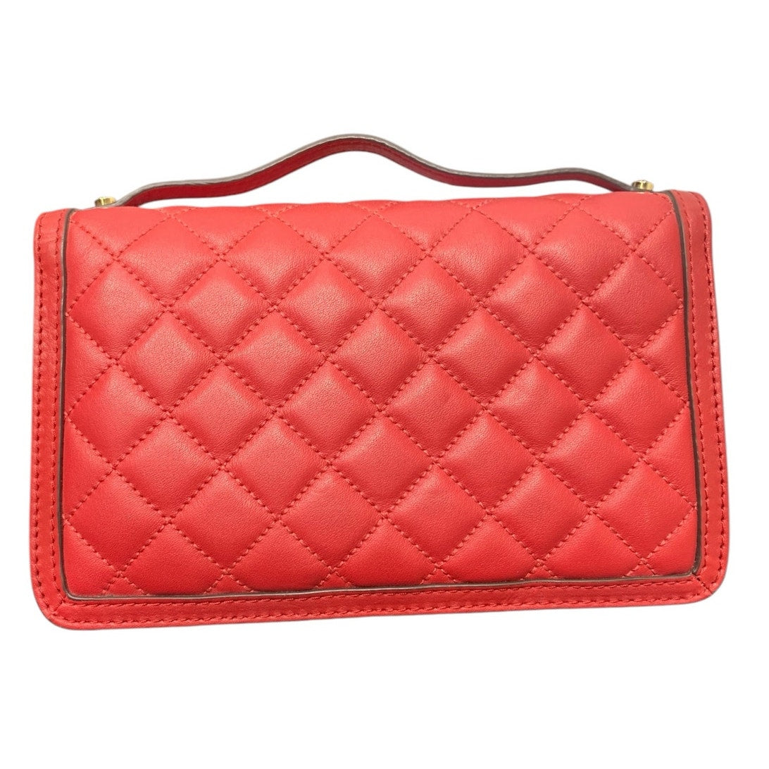 MICHAEL Michael Kors SLOAN MESSENGER Red and Gold Crossbody Bag
