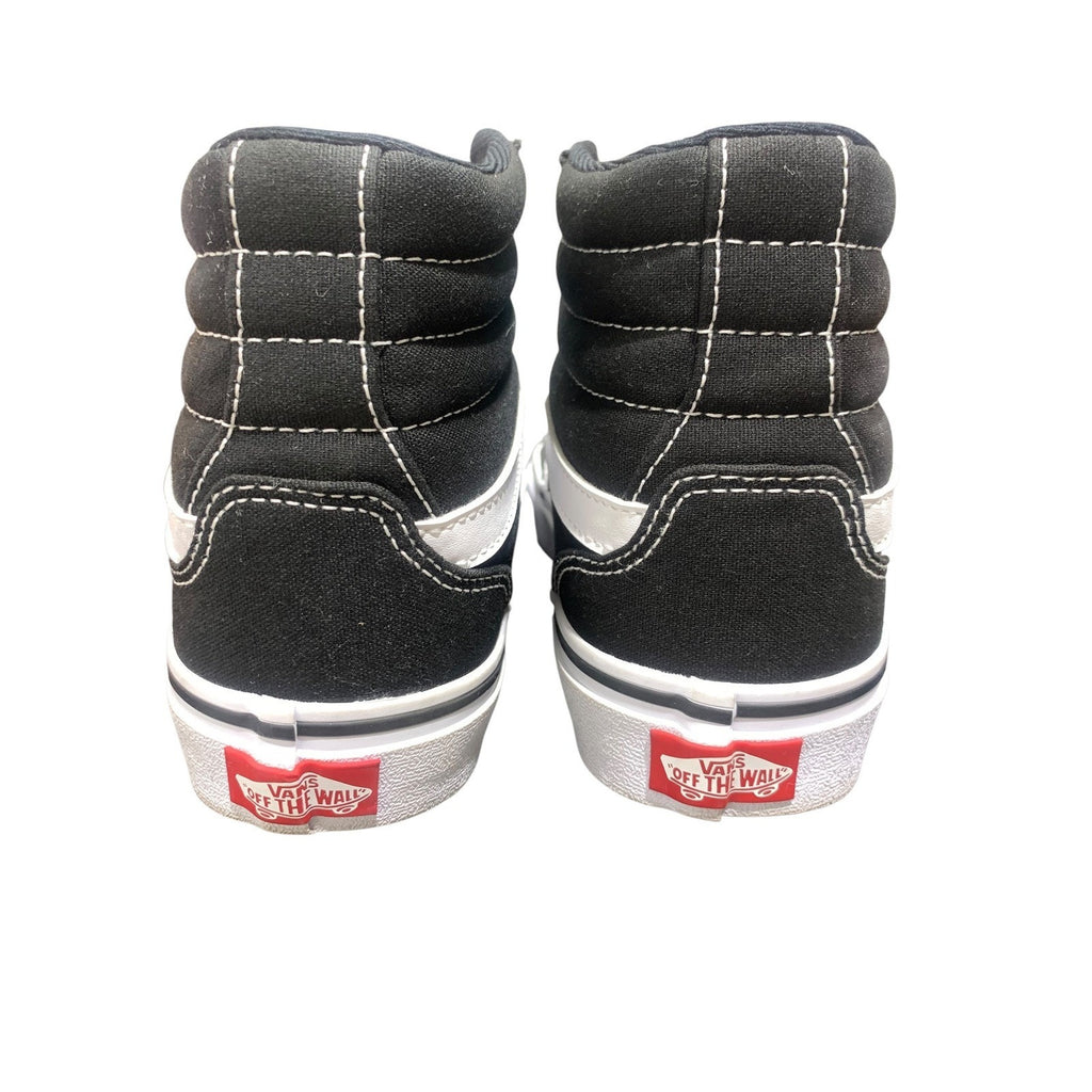 Vans Sk8-Hi Black White High Top Canvas Sneakers Womens 8 Mens 6.5 VN000D5IB8C